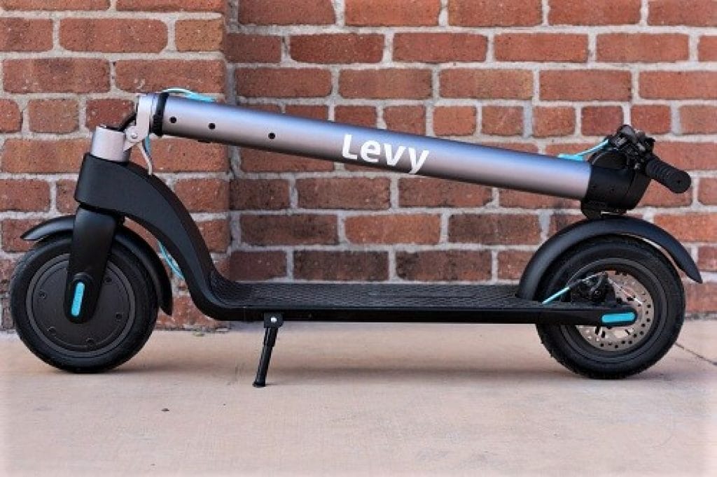 levy e scooter Portability & Folding Mechanism