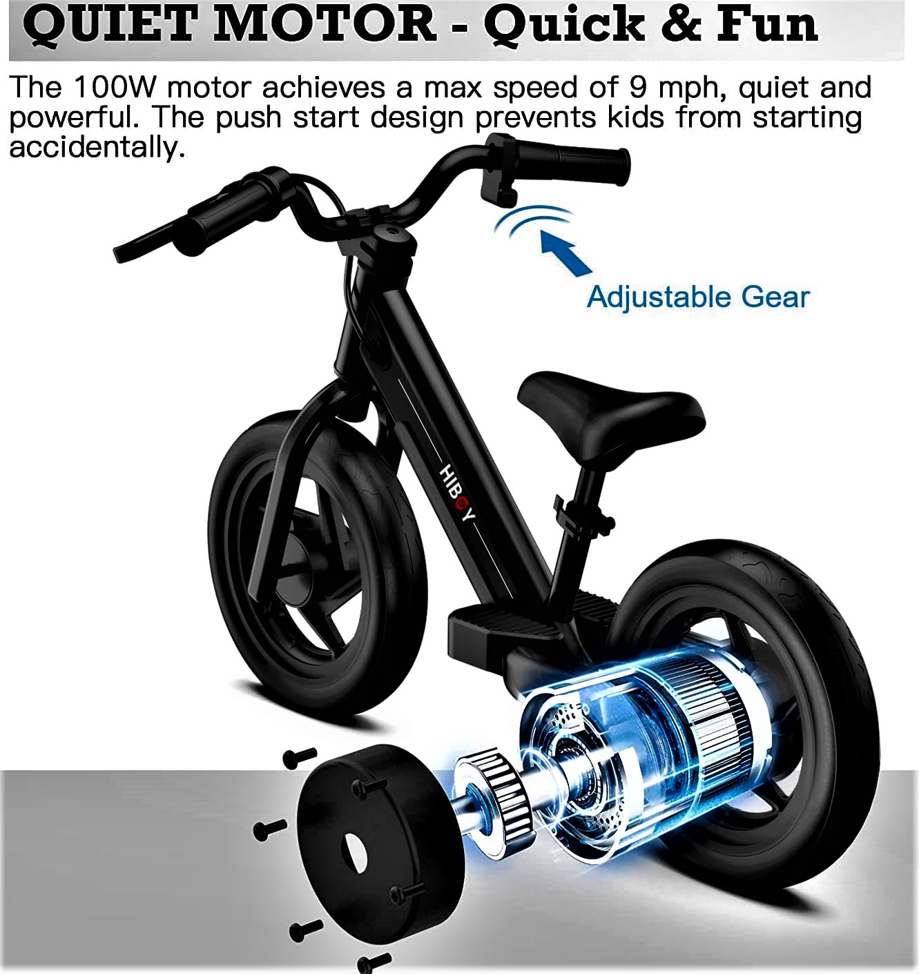 Hiboy BK1 Electric Bike Gear System