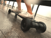 Skateboarding In Rain