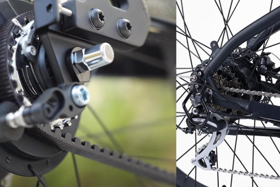 Belt Drive vs Chain Drive Ebike