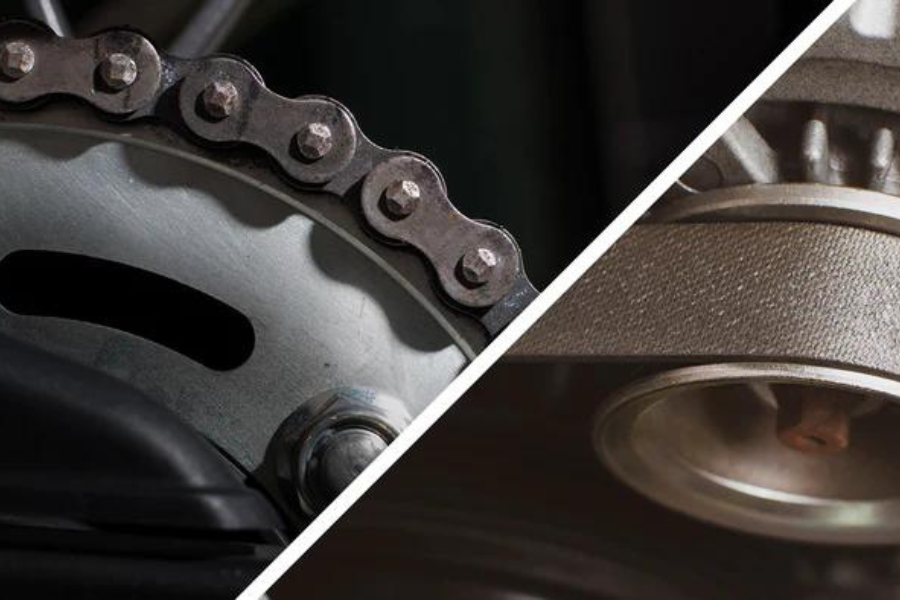 Belt Drive vs Chain Drive Efficiency
