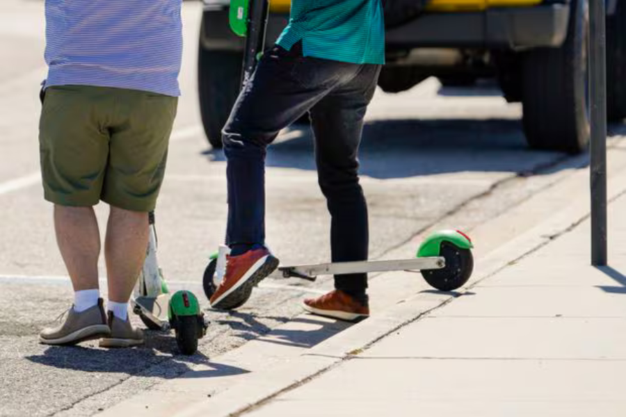 rental e-scooters have been part of the urban landscape