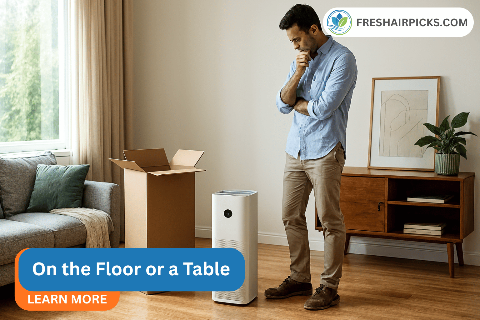 On the Floor or a Table? Where to Place Your Air Purifier for Maximum Power