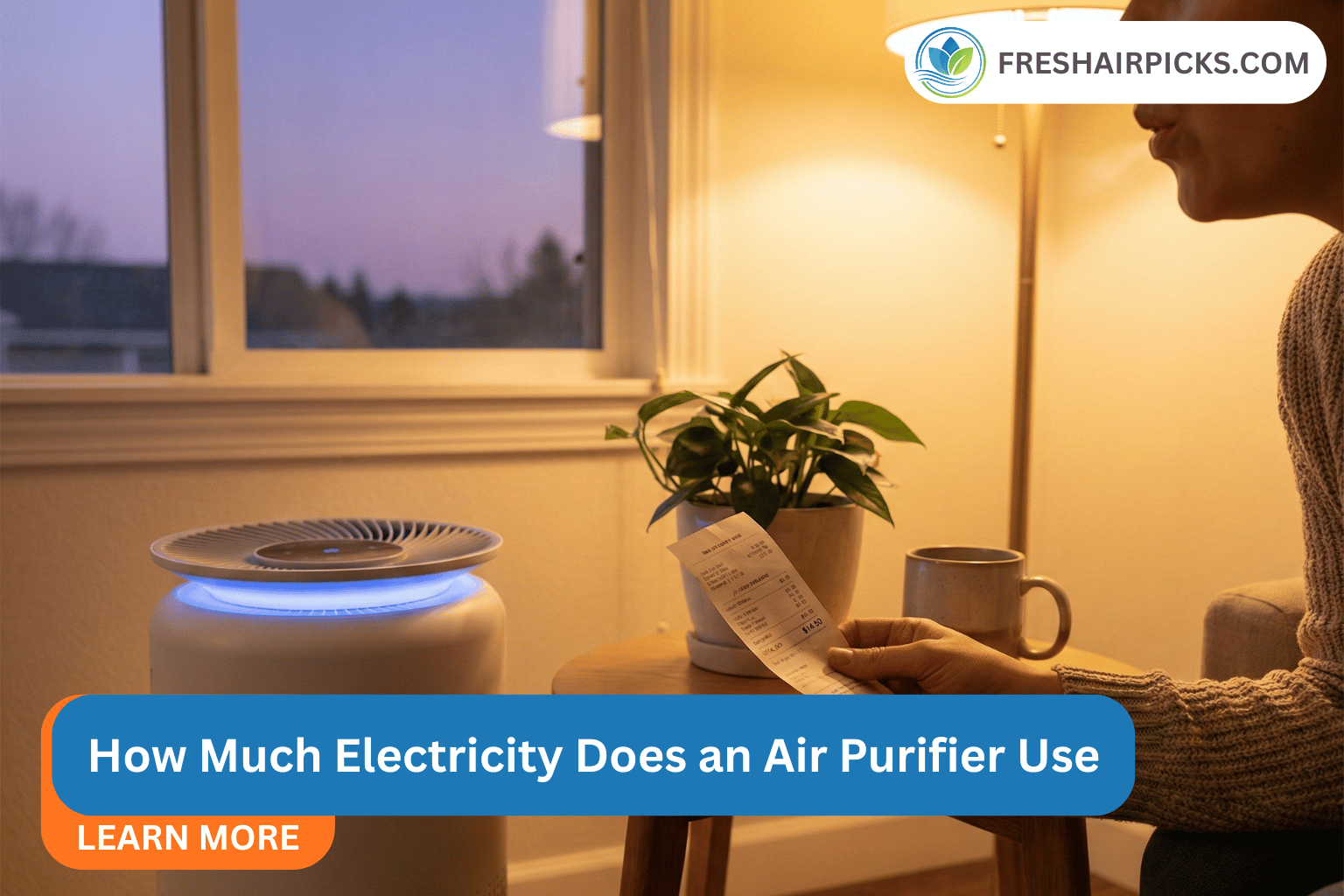 How Much Electricity Does an Air Purifier Use? (The Real Monthly Cost)