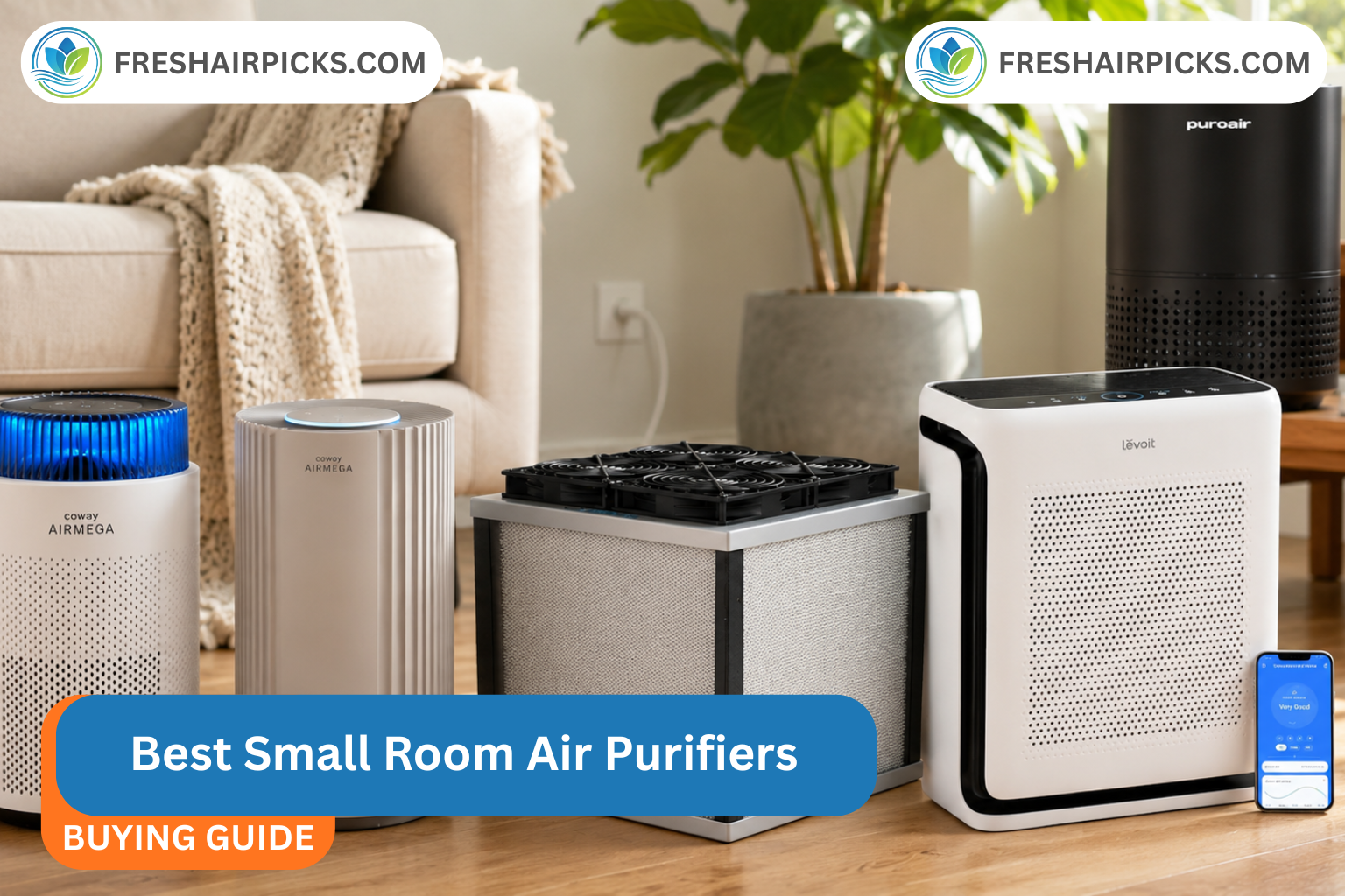 Best Air Purifiers for Small Rooms: Real-World Lab Tested