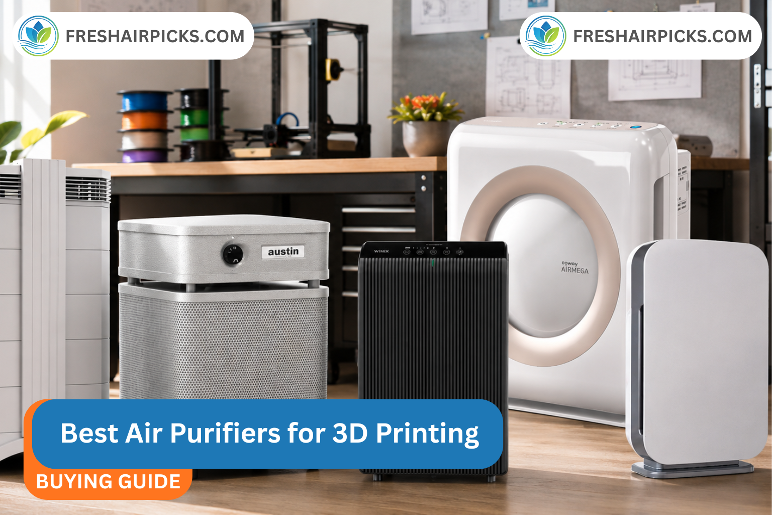 Best Air Purifiers for 3D Printing (Expert Tested)