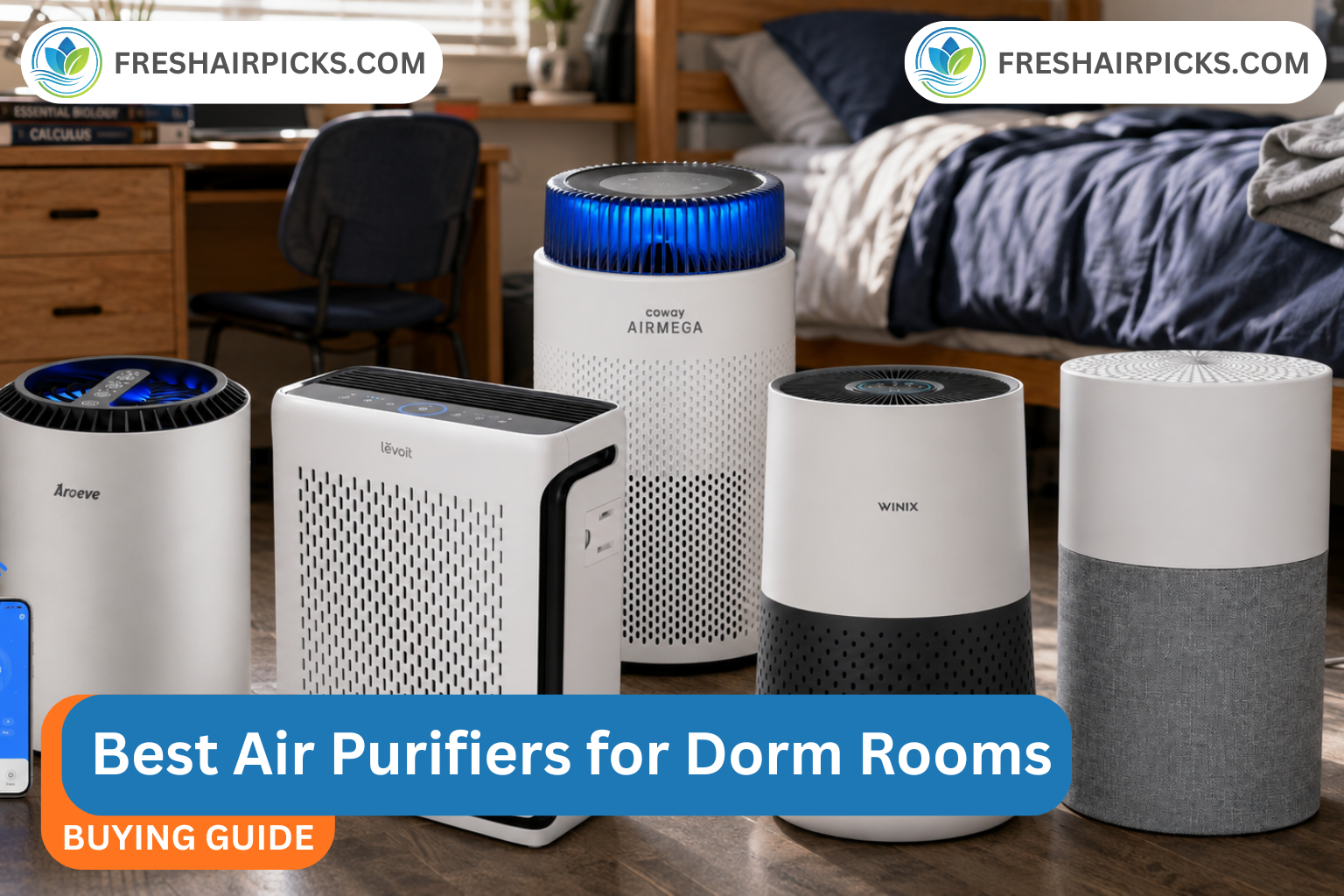 Best Air Purifier for Dorm Rooms (Expert Tested for Cost & Quiet)