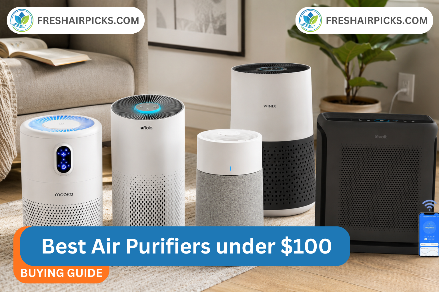 Best Air Purifiers Under $100 (Lab-Tested for True Value)
